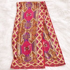 Oscar de la Renta Vintage Silk Scarf | Designer Luxury | Made in Japan